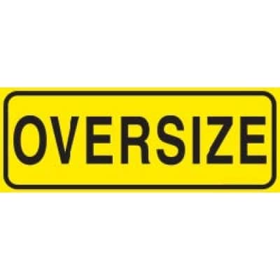 REFLECTIVE SIGNS - OVERSIZE 1200 x 450 Class II