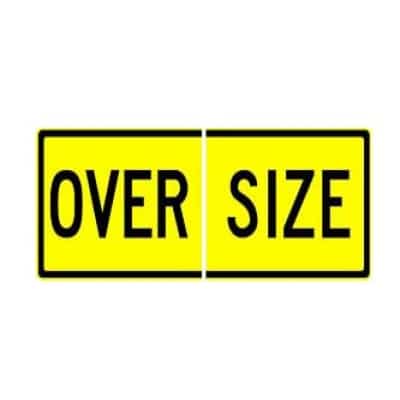 REFLECTIVE SIGNS - OVERSIZE (SPLIT) 1200 x 600 Class I