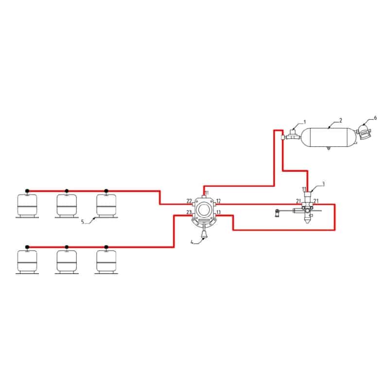 RAISE & LOWER VALVE KIT – KNORR DUAL CIRCUIT