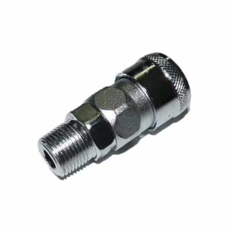 thumbnail interactive-video image 1 of NITTO Male Coupling Air Fitting With 3/8" BSP Female Thread (30PF) – Made In Japan 1 of 3