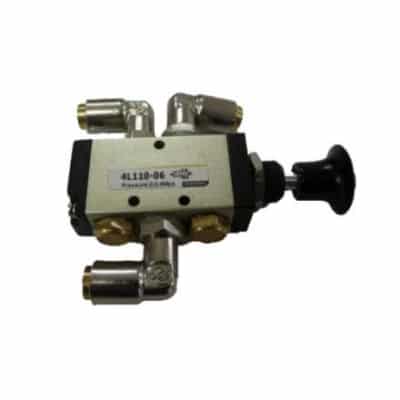 PNEUMATIC VALVE - 5 PORT PUSH/PULL SWITCH 1/4” PORT