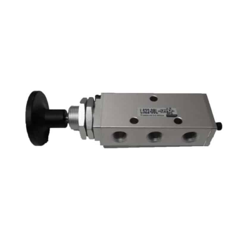 PNEUMATIC VALVE - 5 PORT 1/4” PUSH/PULL VIBRATION PROOF