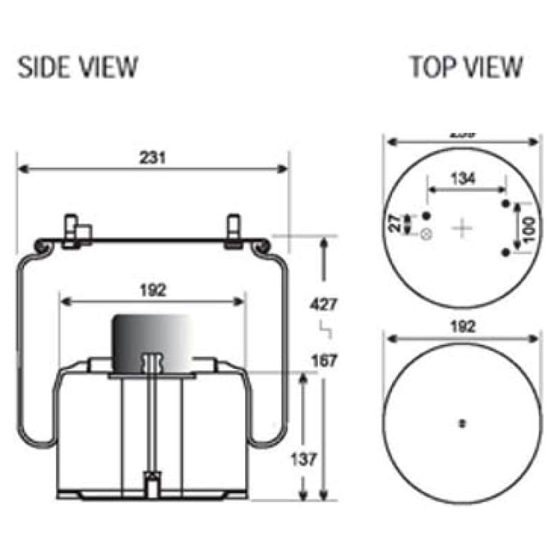 AIR SPRING - (V6015)